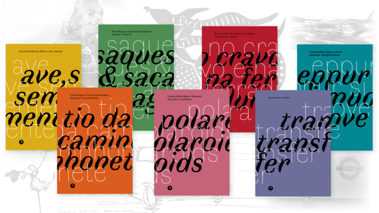 Capas dos livros da coleção Caravelas